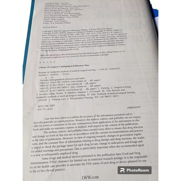 Brunner and Suddarth's Textbook of Medical Surgical Nursing by Brenda G.... - Picture 4 of 9